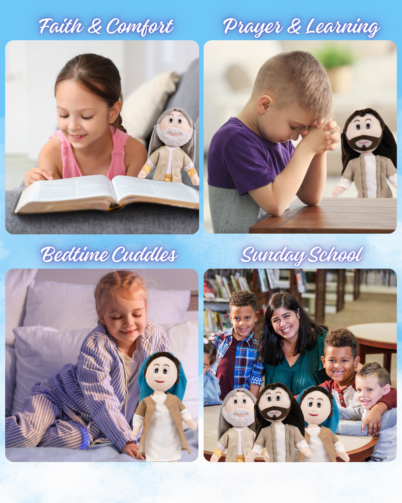 Jesus Plush Doll 16” | Christian Stuffed Toy | Kids Gift – Bible Buddies